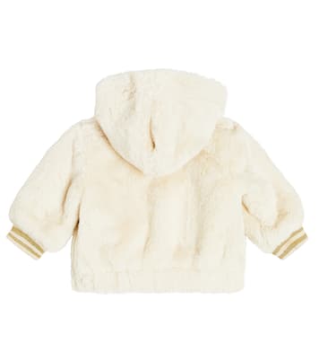Baby Jacke aus Faux Fur | Moschino Kids
