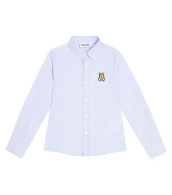 Camicia Teddy Bear in cotone | Moschino Kids