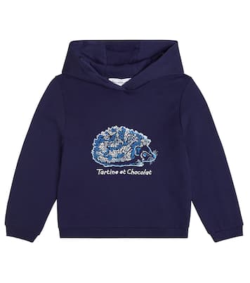 Sudadera con capucha de algodón bordada | Tartine et Chocolat