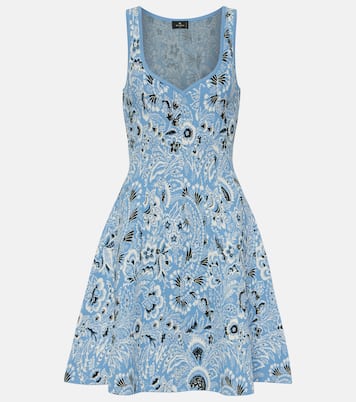 Paisley knitted jacquard minidress | Etro