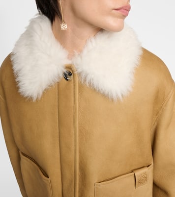 Lederjacke mit Shearling | Loewe