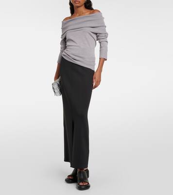 Jupe longue Duccio en néoprène | Max Mara