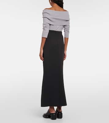 Jupe longue Duccio en néoprène | Max Mara
