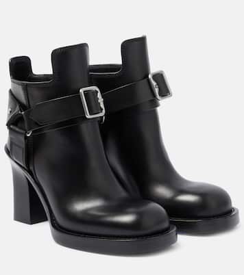 Ankle Boots Stirrup aus Leder | Burberry