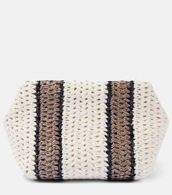 Borsa a tracolla Small in crochet | Brunello Cucinelli
