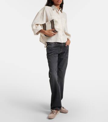 Borsa a tracolla Small in crochet | Brunello Cucinelli