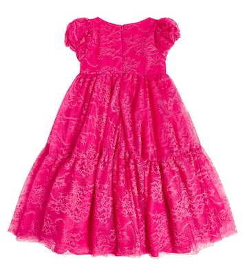 Verziertes Kleid aus Spitze | Monnalisa