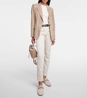 Jeans slim de tiro medio | Brunello Cucinelli