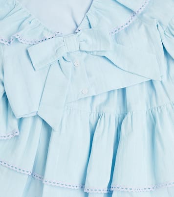 Blusa e gonna in popeline con fiocco | Patachou