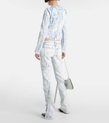 Veste imprimée en jean | Acne Studios