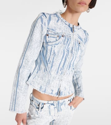 Veste imprimée en jean | Acne Studios