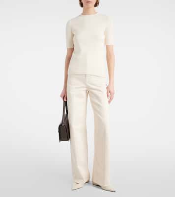 Cotton-blend terry T-shirt | Toteme