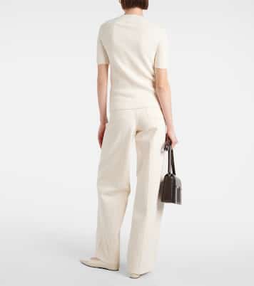 Cotton-blend terry T-shirt | Toteme