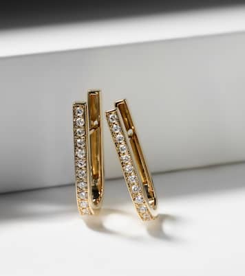 Boucles d'oreilles Link en or 18 ct et diamants | Bucherer Fine Jewellery
