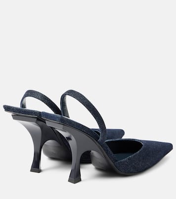 Slingback-Pumps Ester 95 aus Denim | The Attico