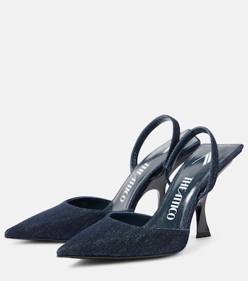 Slingback-Pumps Ester 95 aus Denim | The Attico