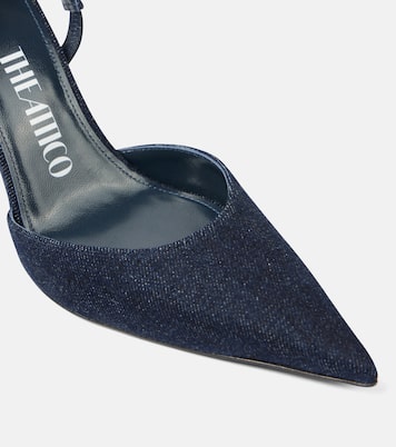 Slingback-Pumps Ester 95 aus Denim | The Attico