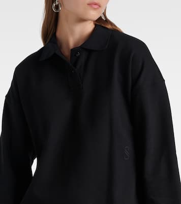 Brooks cotton terry jersey polo shirt | Proenza Schouler