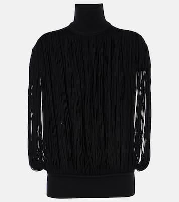 Pullover in lana con frange | Alaïa