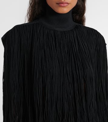 Pullover in lana con frange | Alaïa