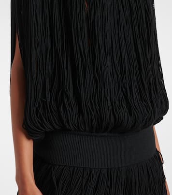 Pullover in lana con frange | Alaïa