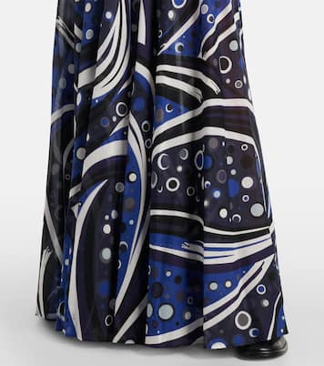 Gonna lunga in mussola di cotone | Pucci