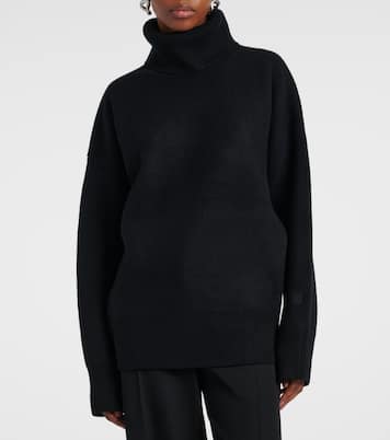 Jersey de cuello alto de mezcla de cachemir y lana | Toteme