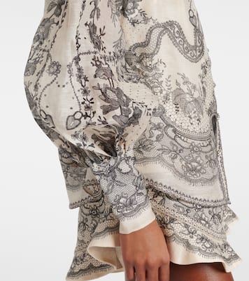 Blouse Crush Body en lin et soie | Zimmermann