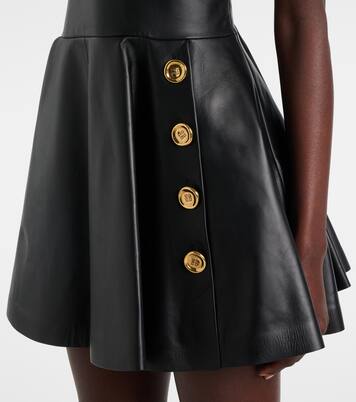 Robe en cuir à ornements | Givenchy