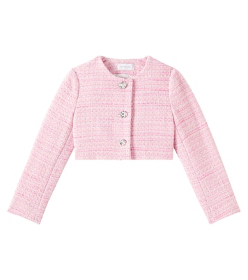 Giacca Bon Ton in tweed di misto cotone | Monnalisa