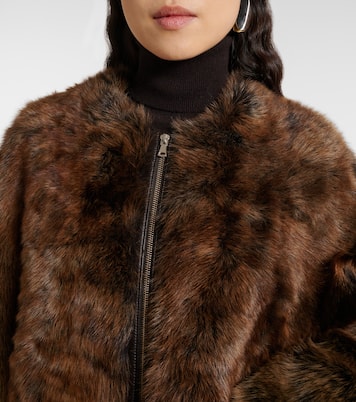 Giacca cropped Dianne in shearling | Nour Hammour