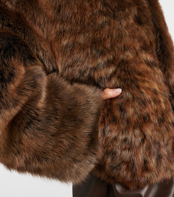 Giacca cropped Dianne in shearling | Nour Hammour