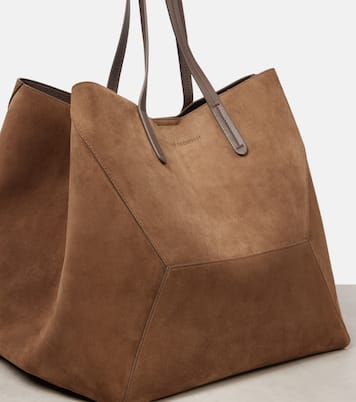 Borsa BC Duo Large in suede | Brunello Cucinelli