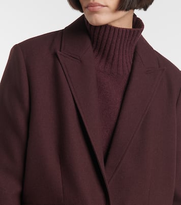 Cropped single-breasted wool jacket | Joseph