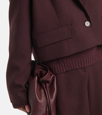 Cropped single-breasted wool jacket | Joseph