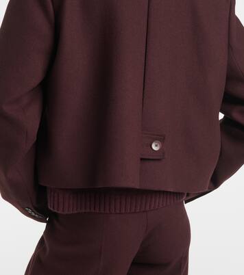 Cropped single-breasted wool jacket | Joseph