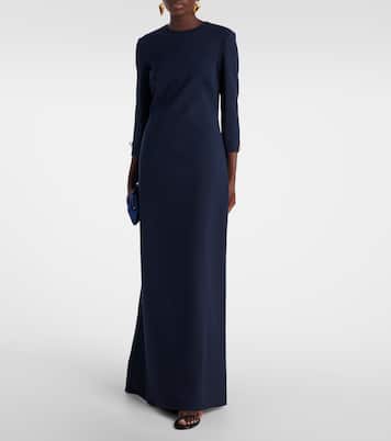 Verzierte Robe aus einem Wollgemisch | Oscar de la Renta