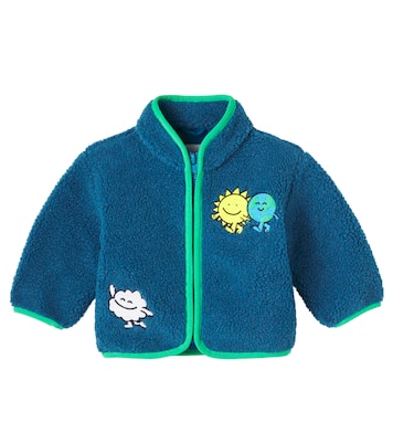 Bestickte Jacke aus Teddyfleece | Stella McCartney Kids