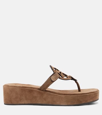 صندل بصباع من الجلد السويدي Miller 25 | Tory Burch