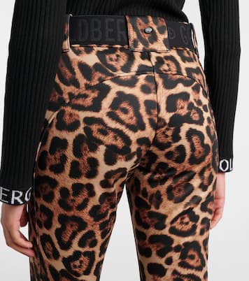 Minou leopard-print ski pants | Goldbergh