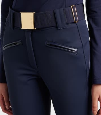 Alessia faux leather-trimmed ski pants | Goldbergh