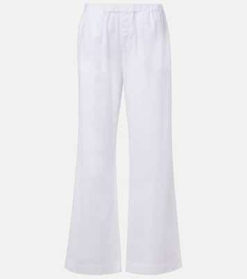 Rosa cotton straight pants | Asceno