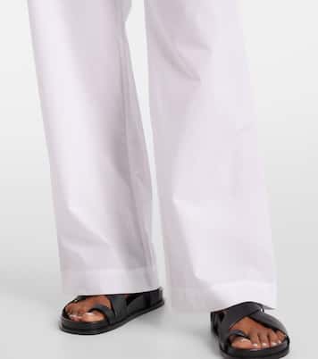 Rosa cotton straight pants | Asceno