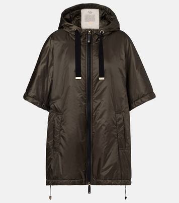 The Cube Greenci padded canvas cape | Max Mara