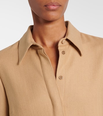 Cruz cashmere and silk shirt | Gabriela Hearst