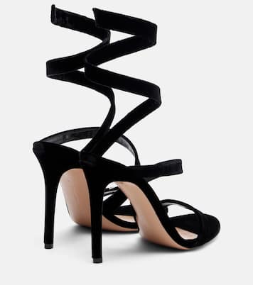 Opera 105 velvet sandals | Gianvito Rossi