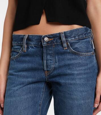 Low-Rise Wide-Leg Jeans The Gray | Frame