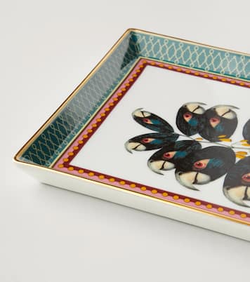 Parrotstem porcelain decorative tray | La DoubleJ