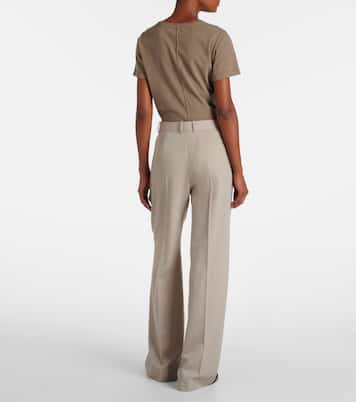 Pantalon ample Virgil en laine | The Row