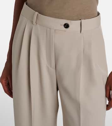 Pantalon ample Virgil en laine | The Row